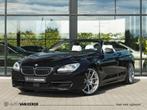 Bmw 6-SERIE 640i Cabrio Aut - HeadUp, Adapt.cruise etc, Achterwielaandrijving, Gebruikt, Euro 6, Zwart