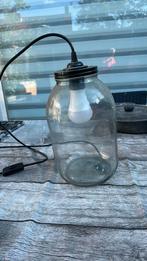 Glazen pot lamp, Ophalen, Zo goed als nieuw