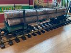 LGB 4066 boomstammentransport, Gelijkstroom, Wagon, Ophalen of Verzenden, Zo goed als nieuw