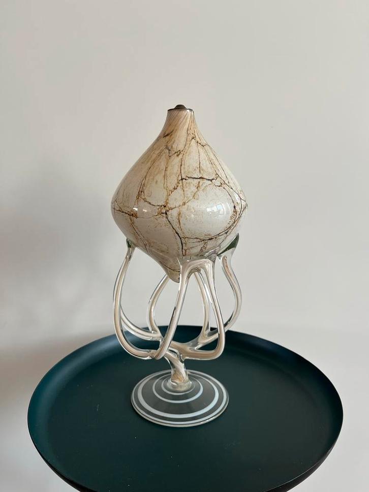 Jozefina Krosno Octopus Vaas of olielamp - Kunstglas, Antiek en Kunst, Antiek | Glas en Kristal, Ophalen of Verzenden