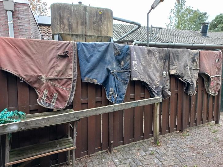 Waterdichte dekens maat 185, 0 grams, 100 grams, 200 grams, Dieren en Toebehoren, Paarden en Pony's | Dekens en Dekjes, Gebruikt