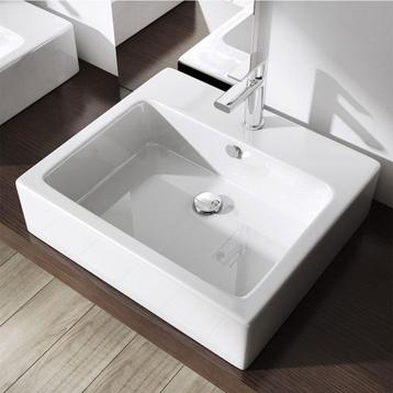 Wastafel, moderne wastafel, keramiek, wit, Lilium B-712 beschikbaar voor biedingen