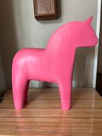 Groot roze houten Dala paard. Dalarna paard. Ikea Finansiell, Ophalen of Verzenden