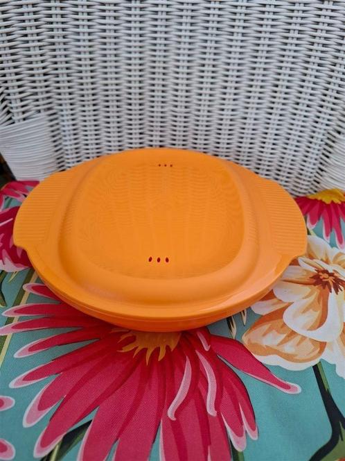 Micro Delight, geschikt voor de magnetron, Tupperware, Huis en Inrichting, Keuken | Tupperware, Nieuw, Schaal, Oranje, Ophalen of Verzenden