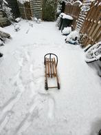 Oude houten slee, Ophalen, Gebruikt, Overige merken