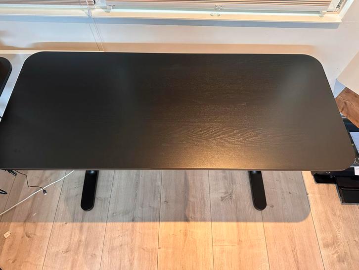 Ikea Bekant Bureaublad 140x60 - Zwart, Huis en Inrichting, Bureaus, Gebruikt, Ophalen