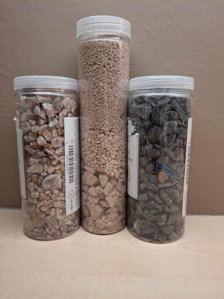 Decoratieve steentjes - 3 busjes, Hobby en Vrije tijd, Knutselen, Gebruikt, Ophalen of Verzenden