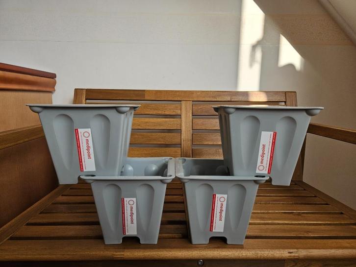 Meubelverhogers 14 cm GRIJS, Diversen, Verpleegmiddelen, Gebruikt, Ophalen
