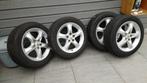 Set originele Mitsubishi Grandis 17" velgen met winterbanden, Ophalen, Velg(en), 17 inch, Winterbanden