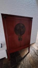 Oosterse kast met deuren en lade, Ophalen, Gebruikt, 100 tot 150 cm, Metaal