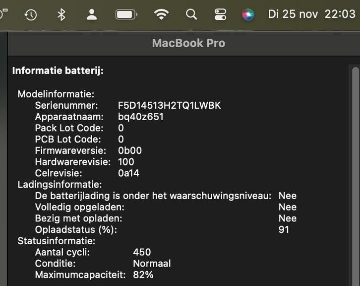 MacBook Pro 16inch 32GB/1TB 2021, Computers en Software, Apple Macbooks, Zo goed als nieuw, MacBook Pro, 16 inch, 4 Ghz of meer