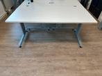 Verstelbaar Bureau 160x80, Huis en Inrichting, Ophalen, Gebruikt, 50 tot 100 cm, Metaal