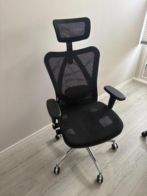 SIHOO M57 - Bureaustoel / Office chair, Huis en Inrichting, Bureaustoelen, Zo goed als nieuw, Bureaustoel, Zwart, Ergonomisch