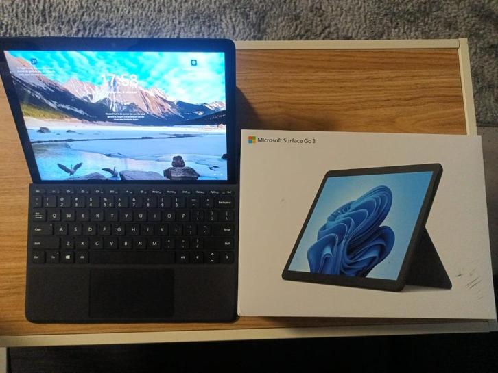 Microsoft Surface Go 3 (LTE Advanced) i3 8GB RAM 128GB Black, Computers en Software, Windows Tablets, Nieuw, Wi-Fi en Mobiel internet