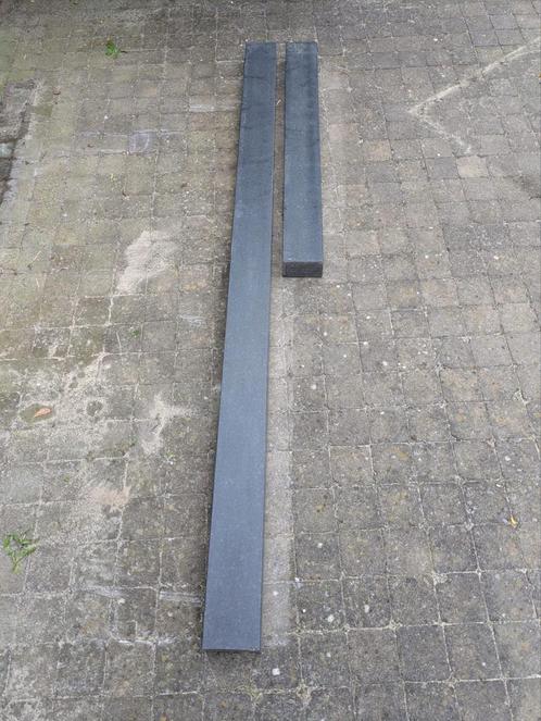 Hardstenen dorpels antraciet gezoet, Doe-het-zelf en Verbouw, Plinten en Afwerking, Zo goed als nieuw, Overige typen, Hardsteen