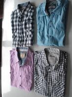 4 korte mouwen heren Blouses maat XL, Kleding | Heren, Overhemden, Twinlife,Mexx,No Excess, Gedragen, Halswijdte 43/44 (XL), Verzenden