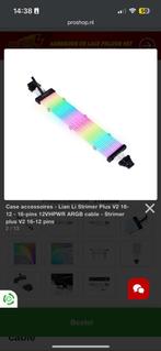 Lian li rgb cable 12v gpu, Computers en Software, Computerbehuizingen, Verzenden, Zo goed als nieuw