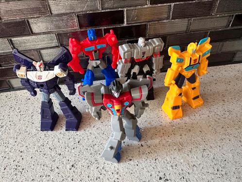 Set van 5 Transformers robots Actiefiguren – Speelgoed, Verzamelen, Transformers, Zo goed als nieuw, Ophalen of Verzenden