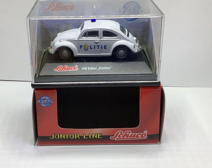 Schuco VW Kever Politie - Nieuw in doos!1:72, Hobby en Vrije tijd, Modelauto's | 1:87, Nieuw, Auto, Schuco, Ophalen of Verzenden