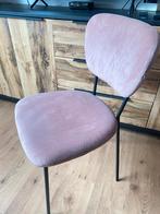 Lifestyle velours velvet oud roze stoel, Ophalen of Verzenden, Zo goed als nieuw, Overige kleuren, Eén