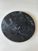 Plantenschotel plantenonderzetter marmer zwart rond, Overige materialen, Minder dan 30 cm, Rond, Ophalen of Verzenden
