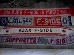 voetbal 4 x F- Side sjaal ajax eind jaren 70 tot begin 2000, Verzamelen, Sportartikelen en Voetbal, Vaantje of Sjaal, Gebruikt