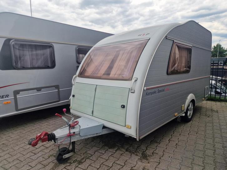 Kip Kompakt 37EKV special 2003 (bj 2003), Caravans en Kamperen, Caravans, Bedrijf, 500 - 750 kg, Kip, tot 4 meter, Hordeur, Kachel