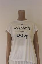 Geisha wit t-shirt met glinsters maat 42, Geisha, ., Wit, Maat 42/44 (L)