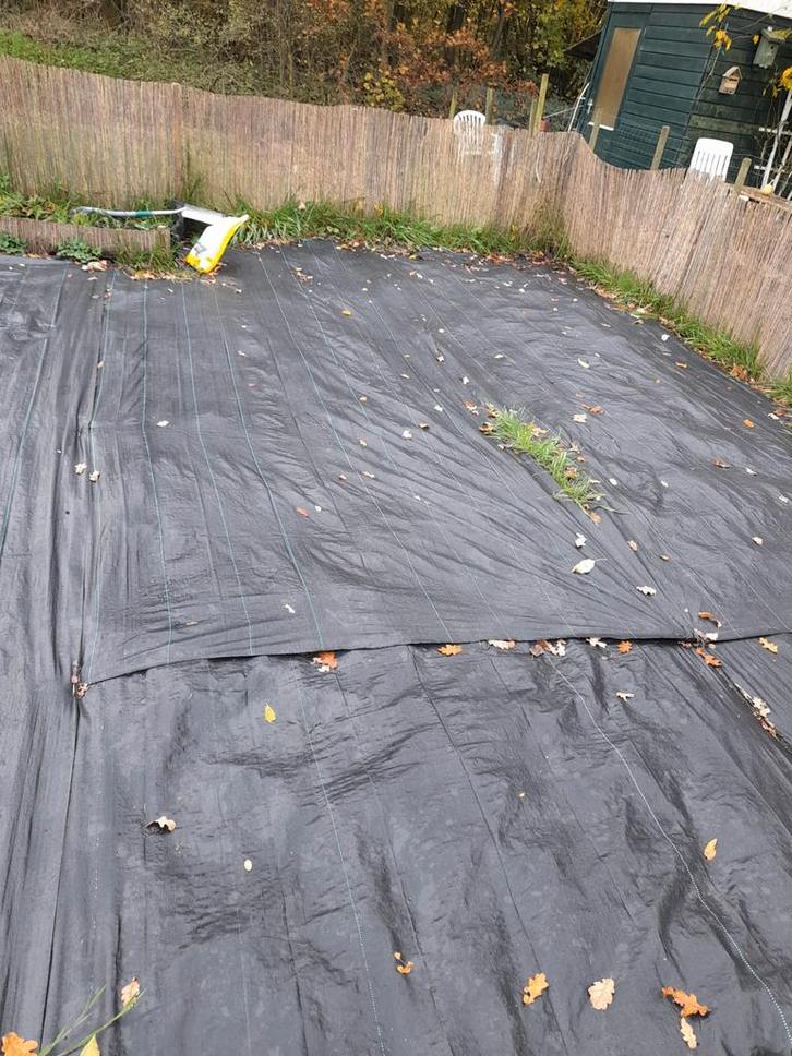 Anti worteldoek, hekwerk, borders, Hobby en Vrije tijd, Overige Hobby en Vrije tijd, Zo goed als nieuw, Ophalen