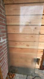 Draadglas ruit 70 x 171.5 cm, Doe-het-zelf en Verbouw, Glas en Ramen, Ophalen, Gebruikt, Minder dan 80 cm, 160 cm of meer