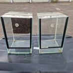 2 Terariums 20x20x31, Ophalen, Zo goed als nieuw, Terrarium of Paludarium