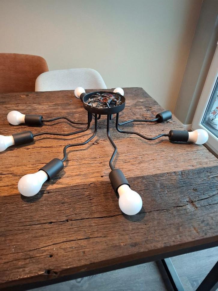 Plafondlamp, Huis en Inrichting, Lampen | Plafondlampen, Gebruikt, Metaal, Ophalen of Verzenden