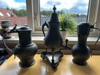 Antieke Tinnen Kannen Set, Ophalen of Verzenden