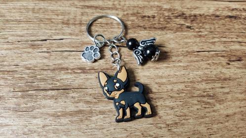 Sleutelhanger Chihuahua PVC met beschermengeltje NIEUW, Hobby en Vrije tijd, Overige Hobby en Vrije tijd, Nieuw, Verzenden