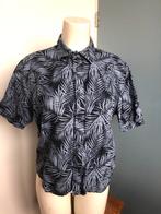 Matinique blauw linnen blouse kort bladeren l, Blauw, Maat 42/44 (L), Ophalen of Verzenden, Zo goed als nieuw