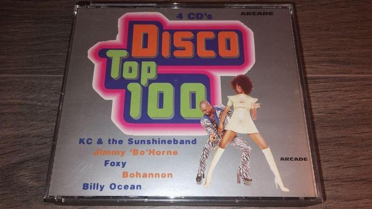 Disco Top 100 [4 CD], Cd's en Dvd's, Cd's | Dance en House, Gebruikt, Disco, Ophalen of Verzenden