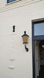 Vintage klassieke buitenlamp met gratis vlaggenstok houder, Ophalen, Gebruikt, 50 tot 250 watt, Wandlamp