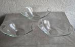Set van 3 glazen schalen, Ophalen, Gebruikt, Schaal, Glas
