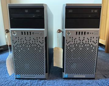 HP ProLiant ML310e Gen8 (twee stuks) beschikbaar voor biedingen