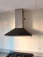 Bertazzoni Zwart 6 pits gasfornuis + afzuigkap, Ophalen, 60 cm of meer, Zo goed als nieuw, Gas
