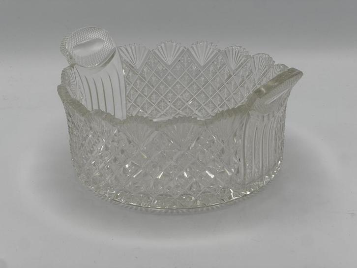 Prachtige vintage schaal, Antiek en Kunst, Antiek | Glas en Kristal, Ophalen of Verzenden