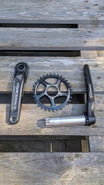 Race Face Turbine crankstel 175mm + nieuw tandwiel beschikbaar voor biedingen