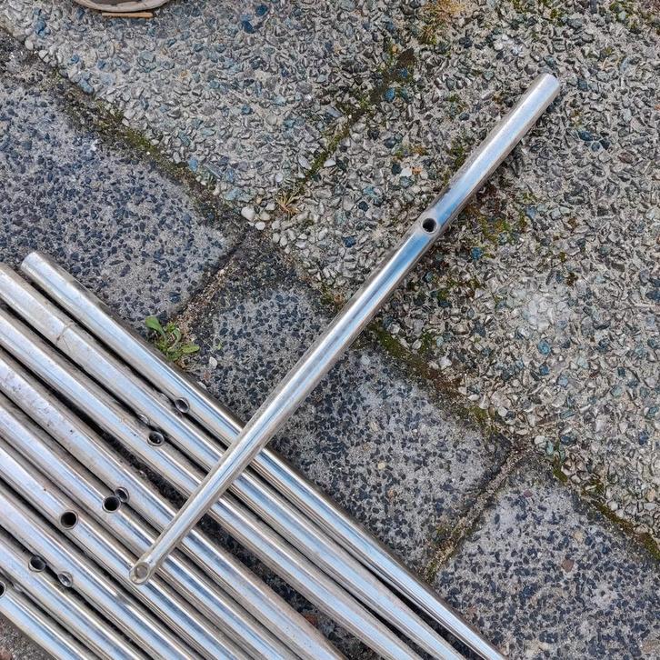 10 Scepters rvs-316 voor reling, Watersport en Boten, Bootonderdelen, Zo goed als nieuw, Zeilboot of Motorboot, Ophalen of Verzenden