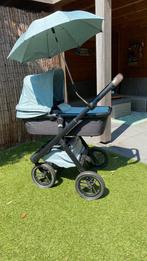 Dubatti kinderwagen groen, Gebruikt, Combiwagen, Met reiswieg, Ophalen
