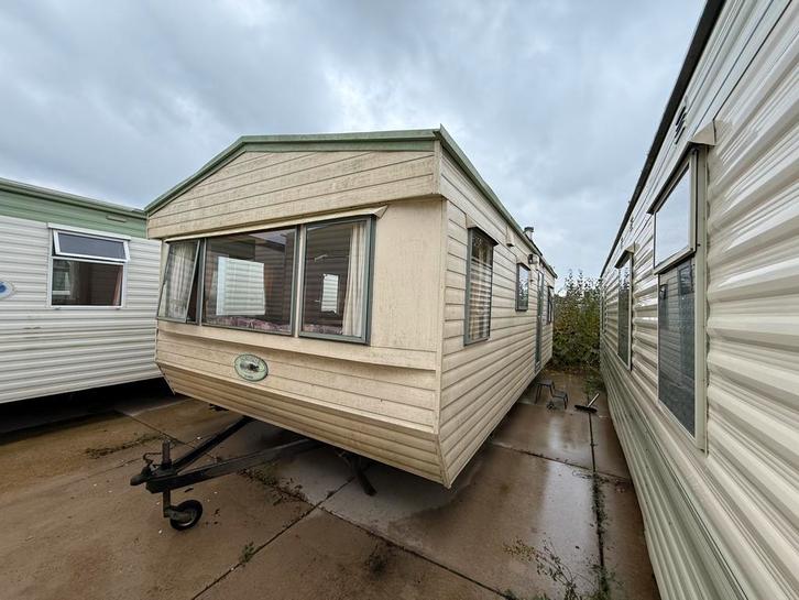 Nordstar Country 310 x 8.50 m/ /2SLK / Douche /wc+ Gebracht, Caravans en Kamperen, Stacaravans, tot en met 4, Ophalen of Verzenden