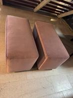 Hocker voetenbank roze set van 2 nieuw extra korting, Ophalen, Nieuw, Rechthoekig, 125 cm of meer