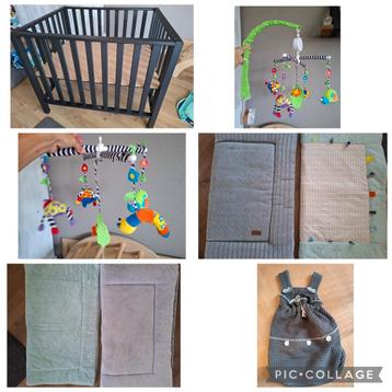 Hele mooie mat zwarte box, 2 boxkleden,muziek mobiel, boxzak beschikbaar voor biedingen