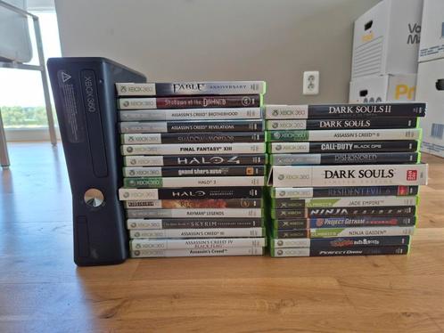 Xbox 360, Spelcomputers en Games, Spelcomputers | Xbox 360, Gebruikt, 360 S, Met 1 controller, Met games, Ophalen