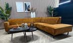 ZGAN Velvet Velours UMIX Hoekbank - Gold - 261 x 230, Ophalen, 250 tot 300 cm, -, -