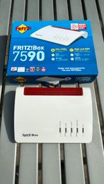 Fritz!box 7590 Router met modem, Computers en Software, Routers en Modems, Ophalen of Verzenden, Zo goed als nieuw, Router met modem